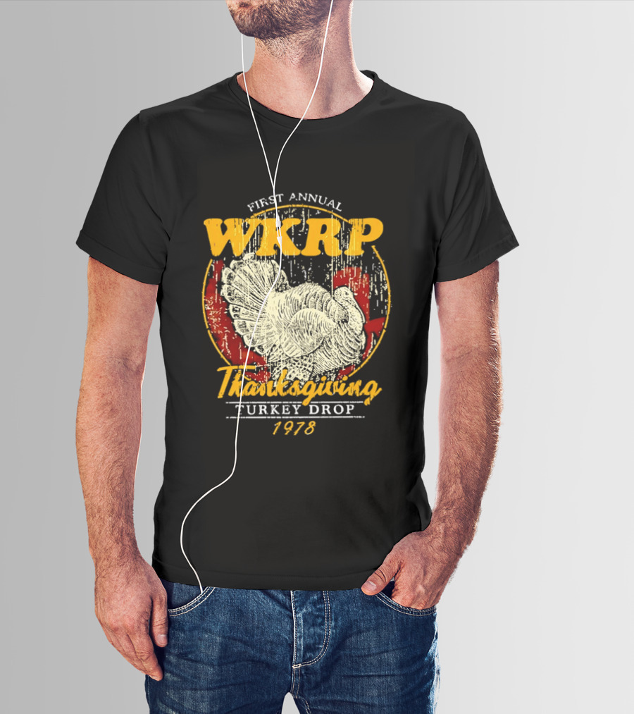 First Annual WKRP Thanksgiving Turkey Drop 1978 T-Shirt