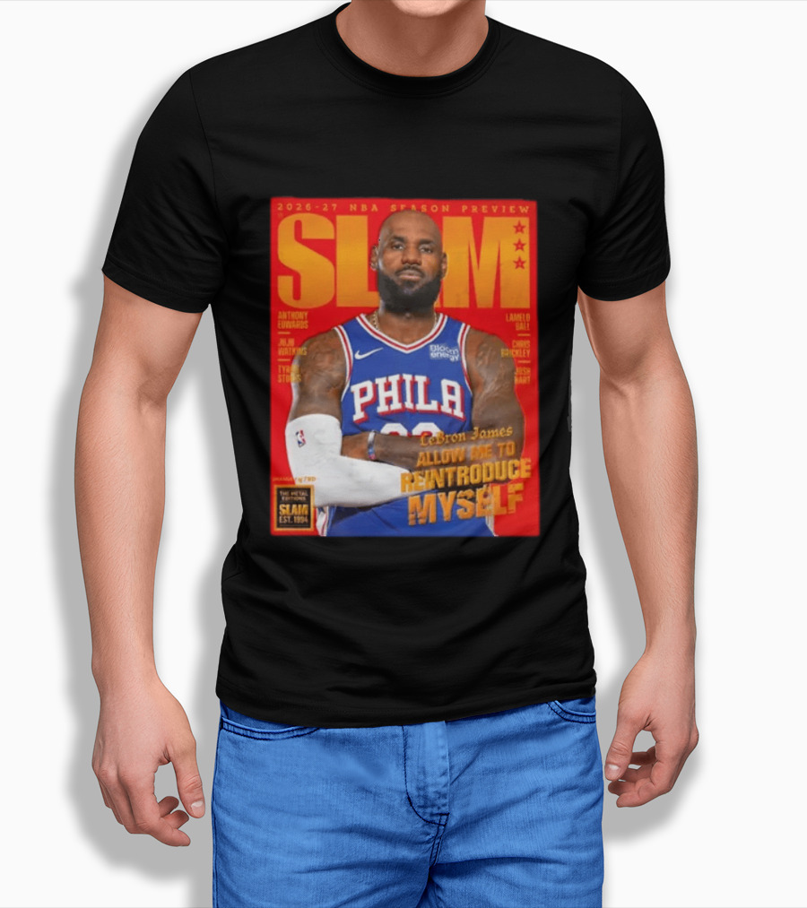 2026 27 NBA Season Preview Anthony Edwards Lamelo Ball Juju Watkins Chris Brickley Tyran Stokes Josh Hart LeBron James SLAM Magazine T-Shirt
