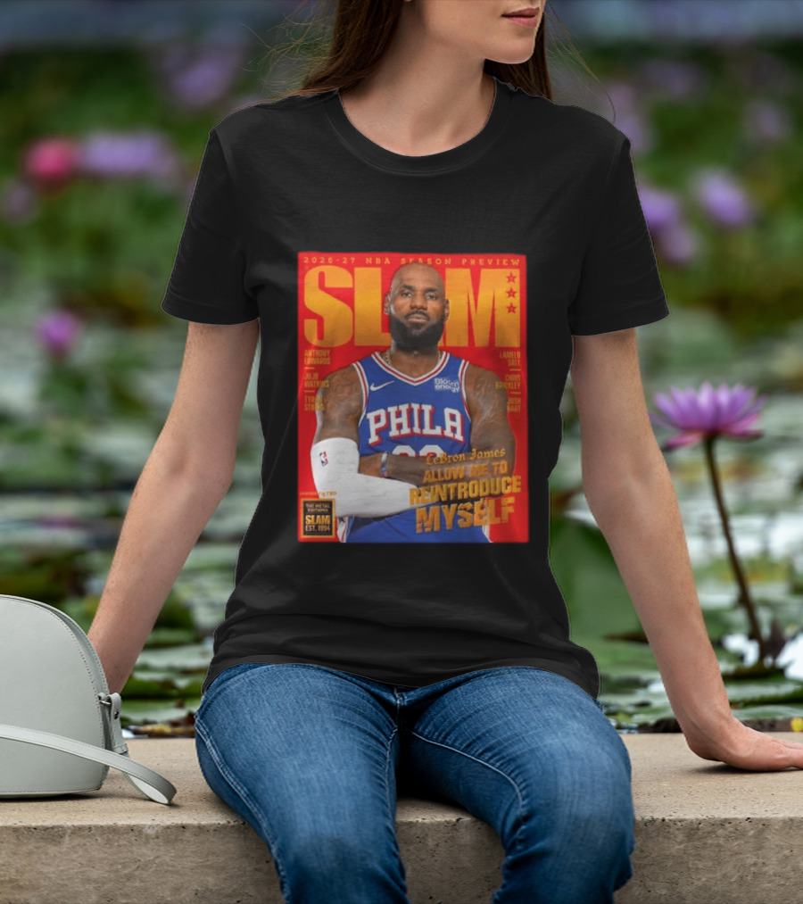 2026 27 NBA Season Preview Anthony Edwards Lamelo Ball Juju Watkins Chris Brickley Tyran Stokes Josh Hart LeBron James SLAM Magazine T-Shirt