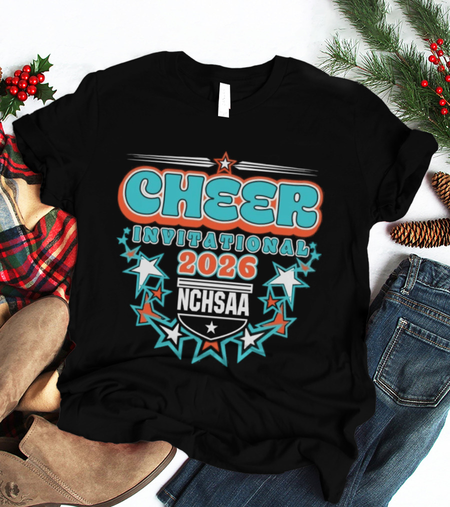 NCHSAA Cheer Invitational 2026 Stars T-Shirt