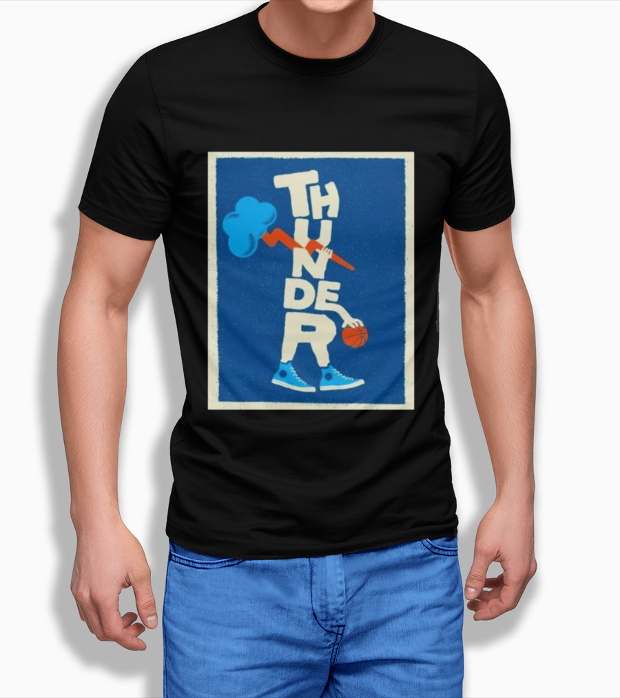 Thunder Basketball Oklahoma City Team Sports T-Shirt