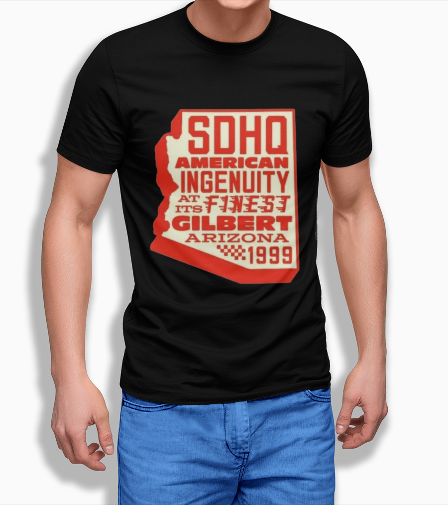 SDHQ American Ingenuity Gilbert Arizona 1999 Racing T-Shirt