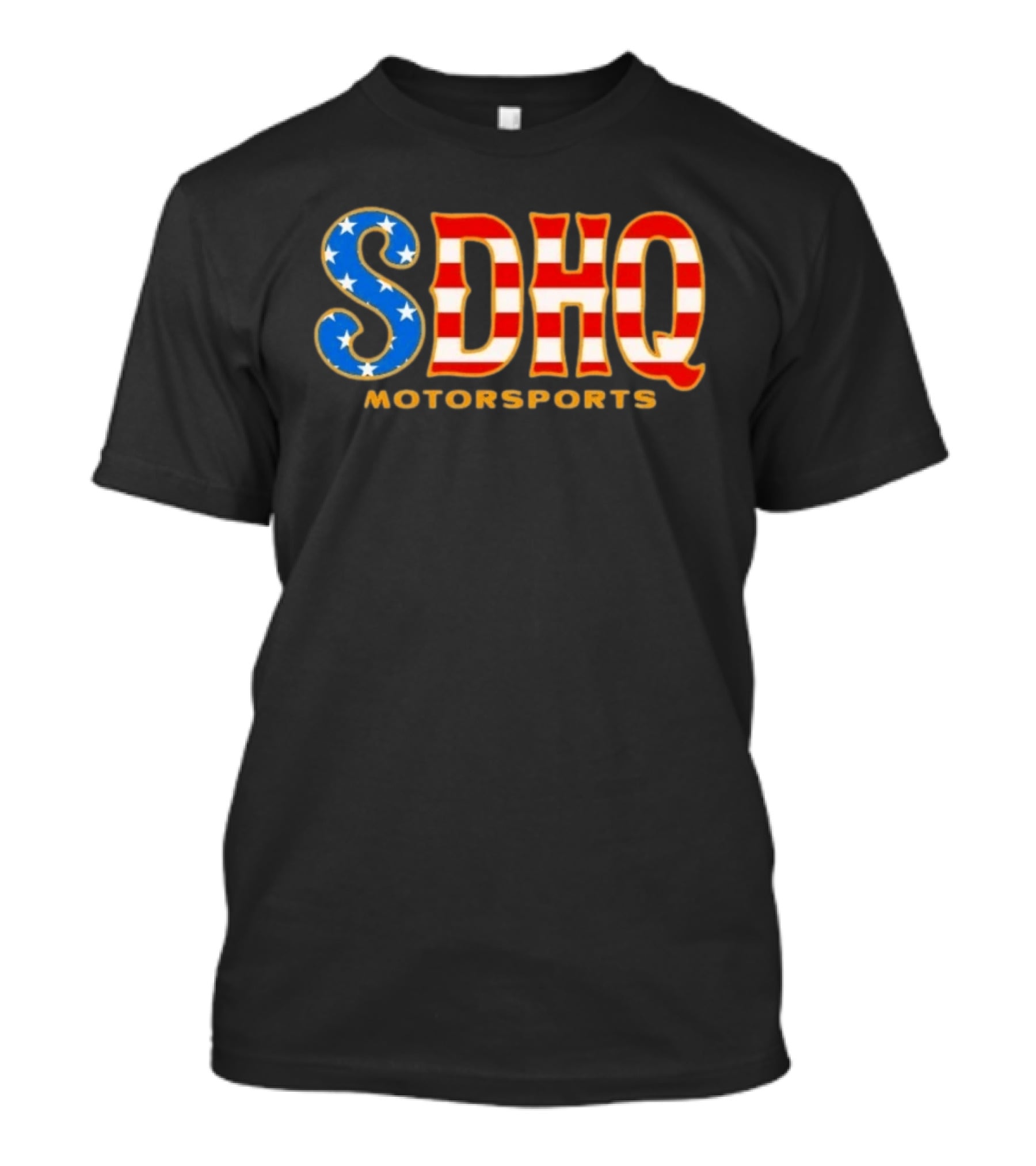 SDHQ Motorsports American Flag Pride Passion Quality Off Road T-Shirt