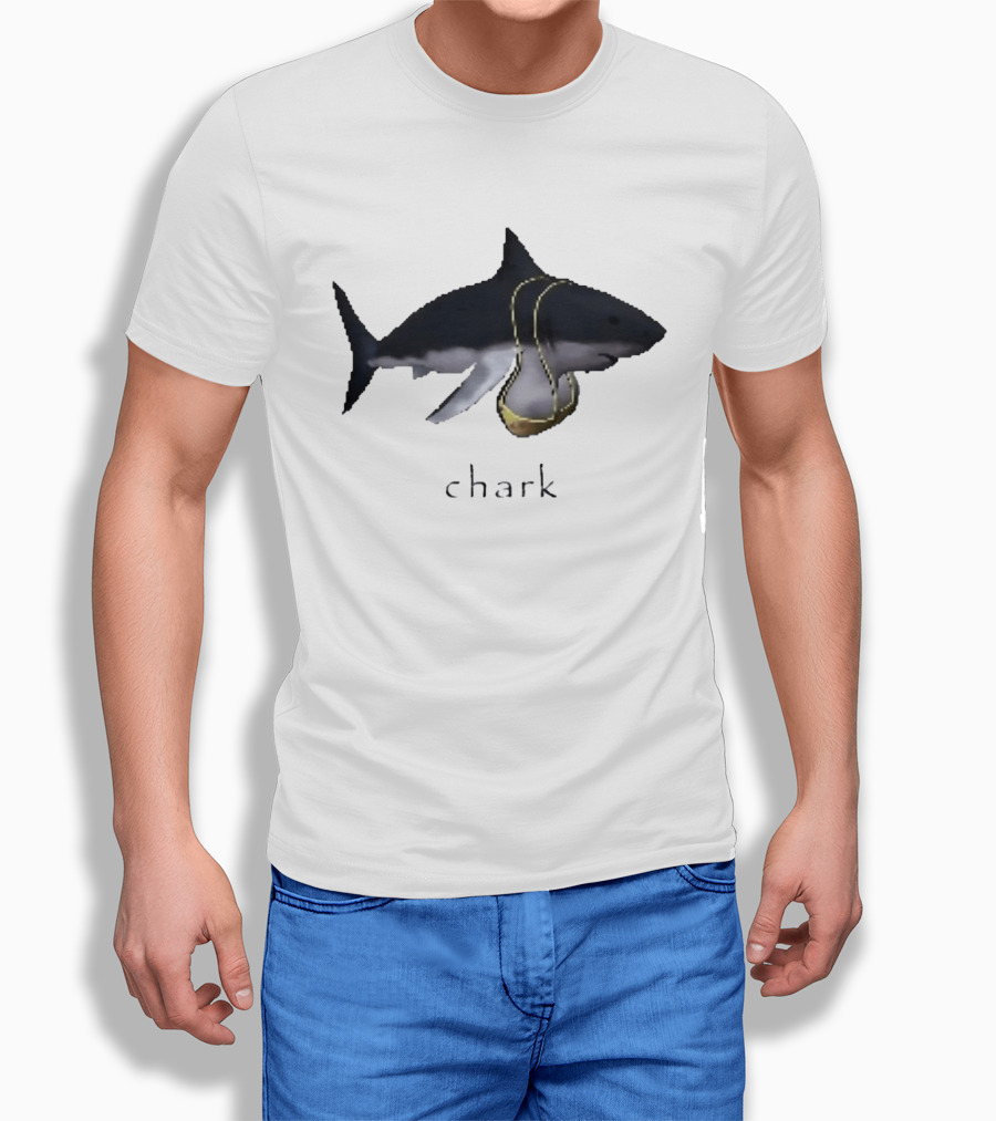 Chark Shark Bikini Humor Image T-Shirt