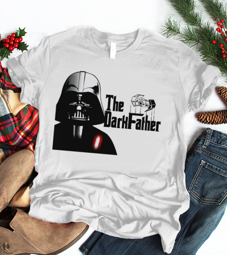 The Darth Father Star Wars Sith Lord And TIE Fighter T-Shirt