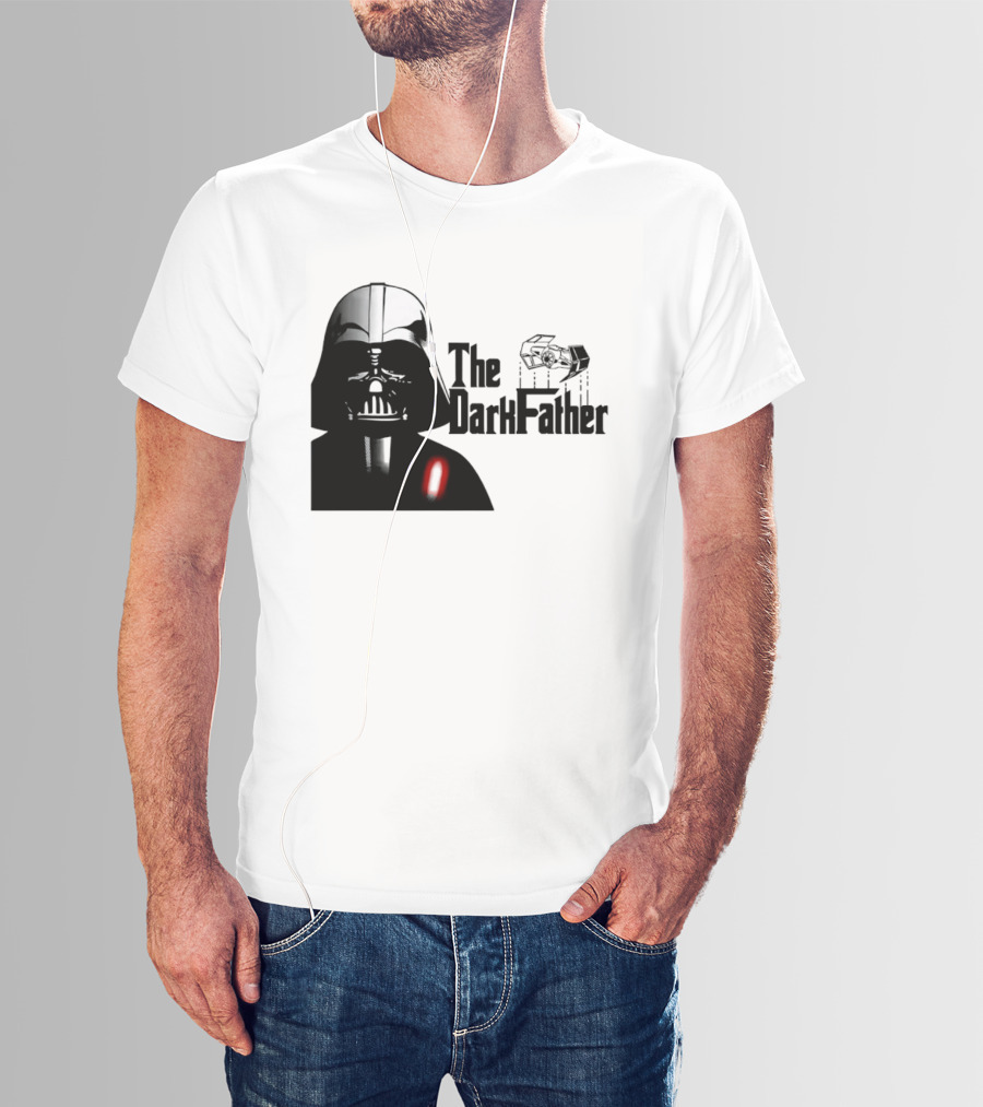 The Darth Father Star Wars Sith Lord And TIE Fighter T-Shirt
