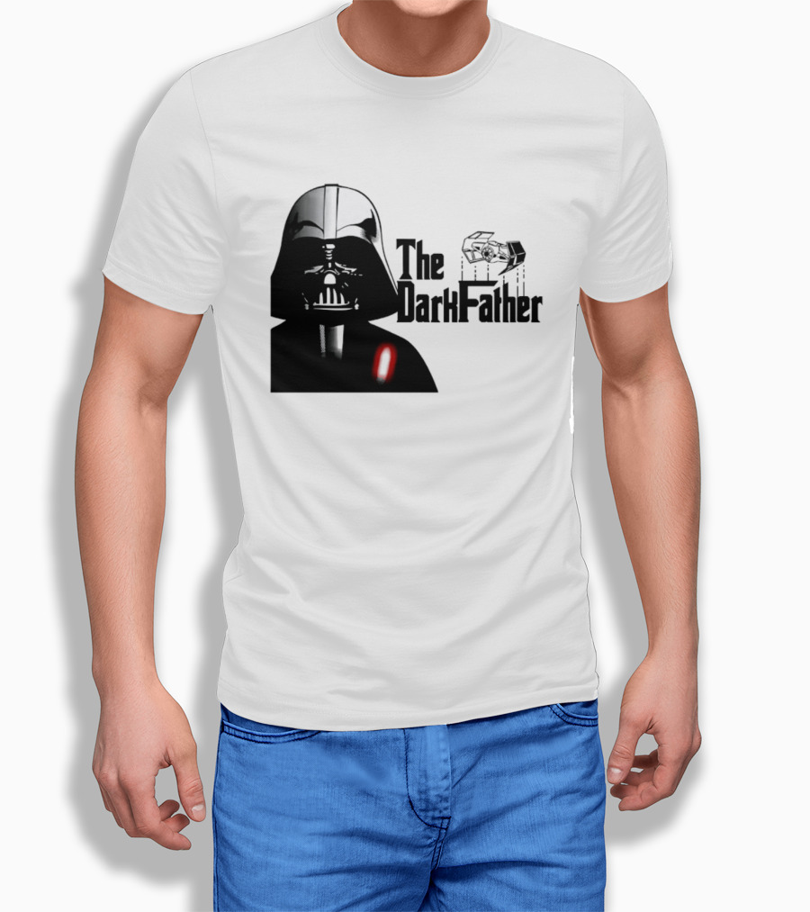 The Darth Father Star Wars Sith Lord And TIE Fighter T-Shirt
