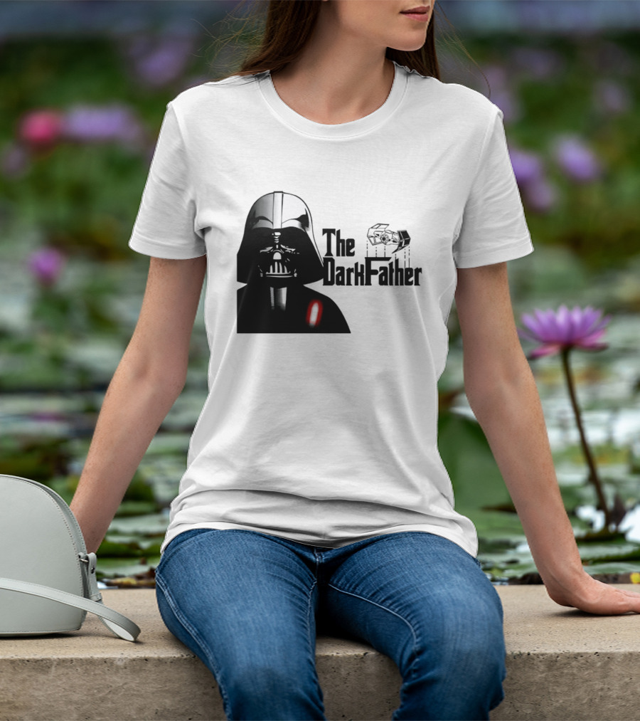 The Darth Father Star Wars Sith Lord And TIE Fighter T-Shirt