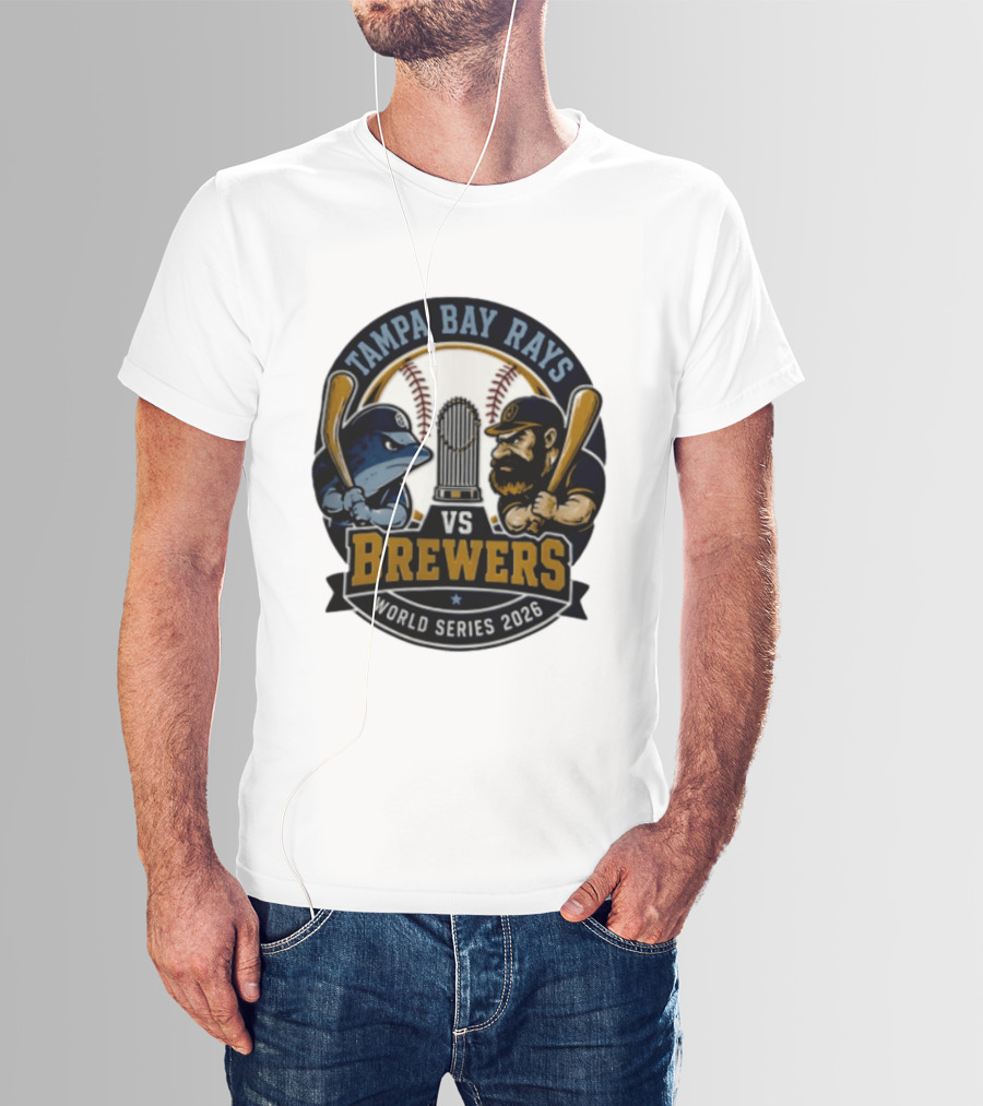 Tampa Bay Rays Vs Brewers World Series 2026 T-Shirt