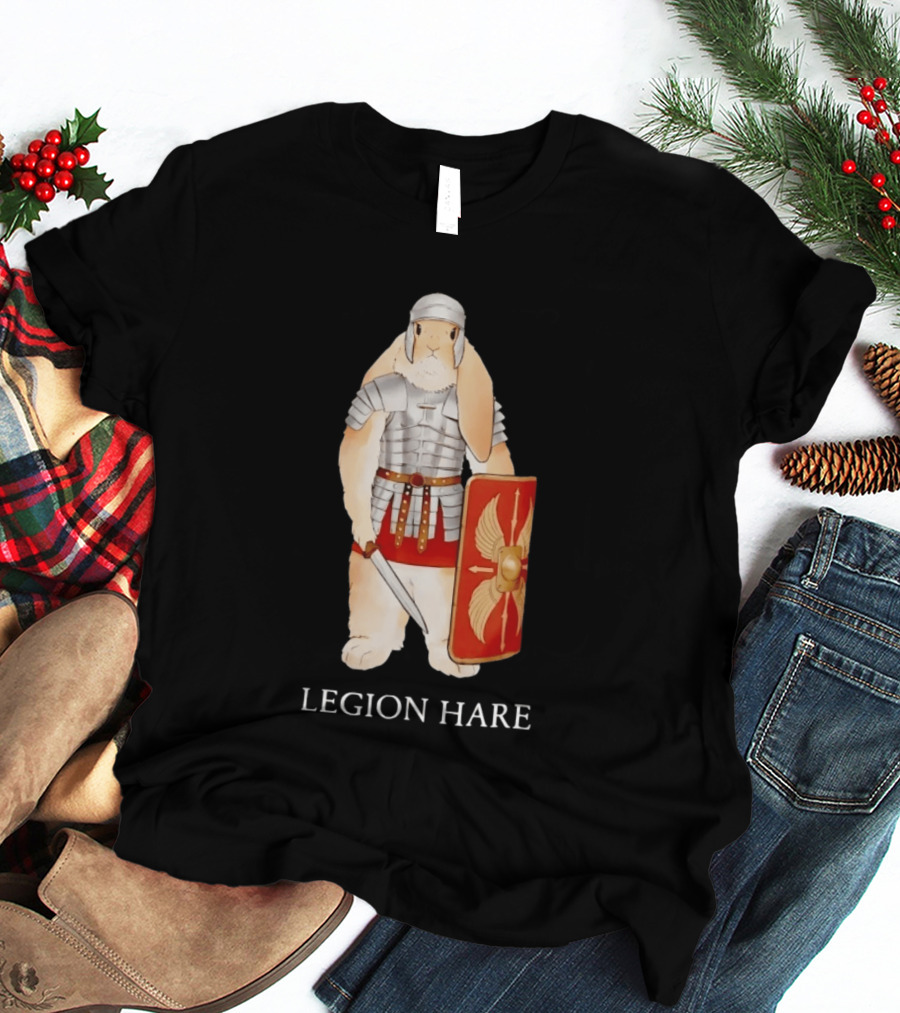 Legion Hare Roman Soldier Rabbit Warrior Bunny T-Shirt