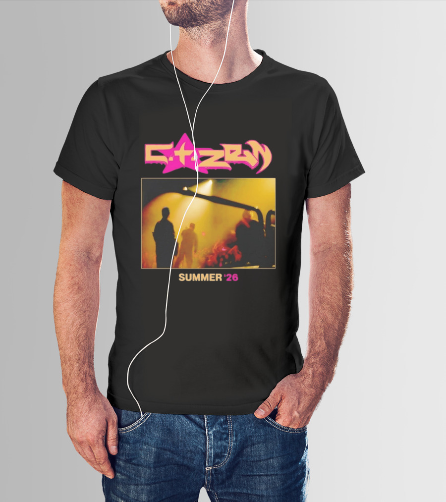 Citizen Summer '26 Concert Tour Alternative Rock Live Performance T-Shirt