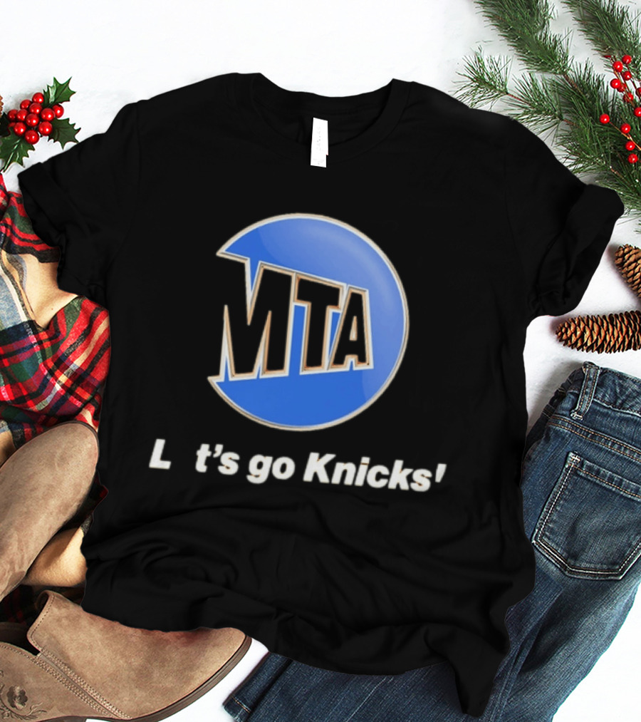 New York Knicks MTA Let's Go Knicks T-Shirt