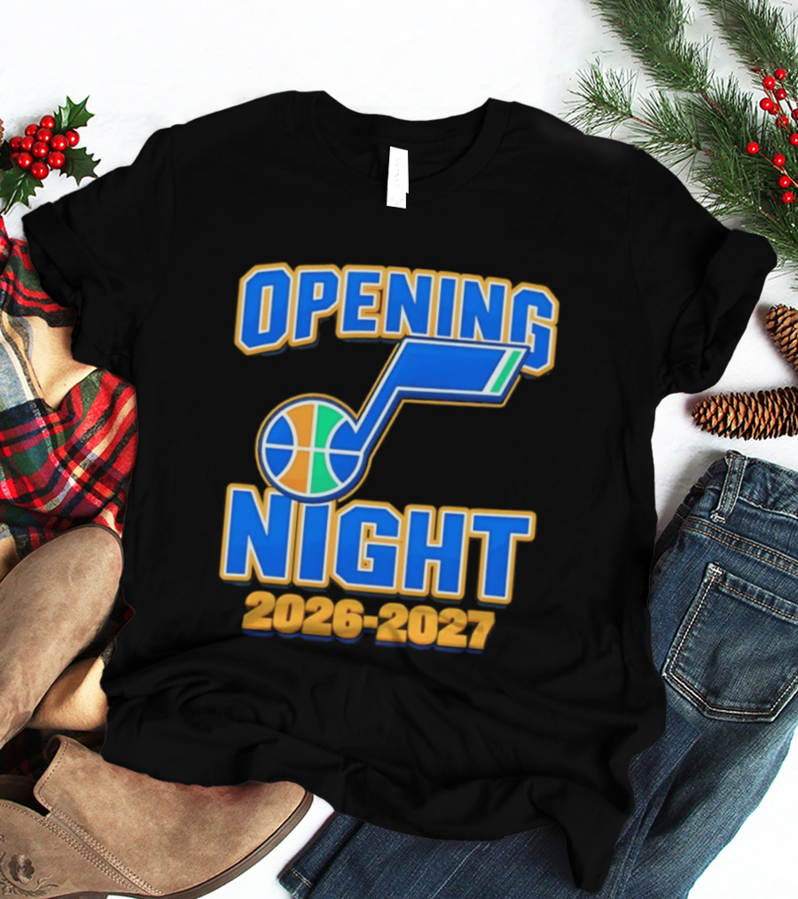 Opening Night 2026 2027 Utah Jazz Basketball Event T-Shirt