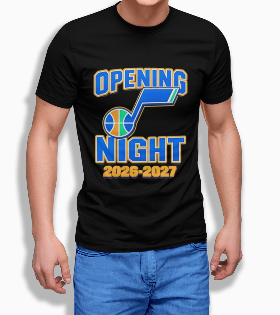 Opening Night 2026 2027 Utah Jazz Basketball Event T-Shirt