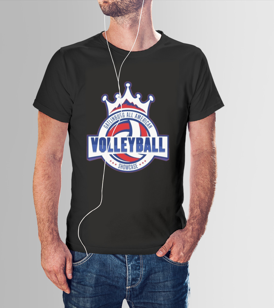 Gatlinburg All American Volleyball Showcase 2026 Crowned Mountain T-Shirt