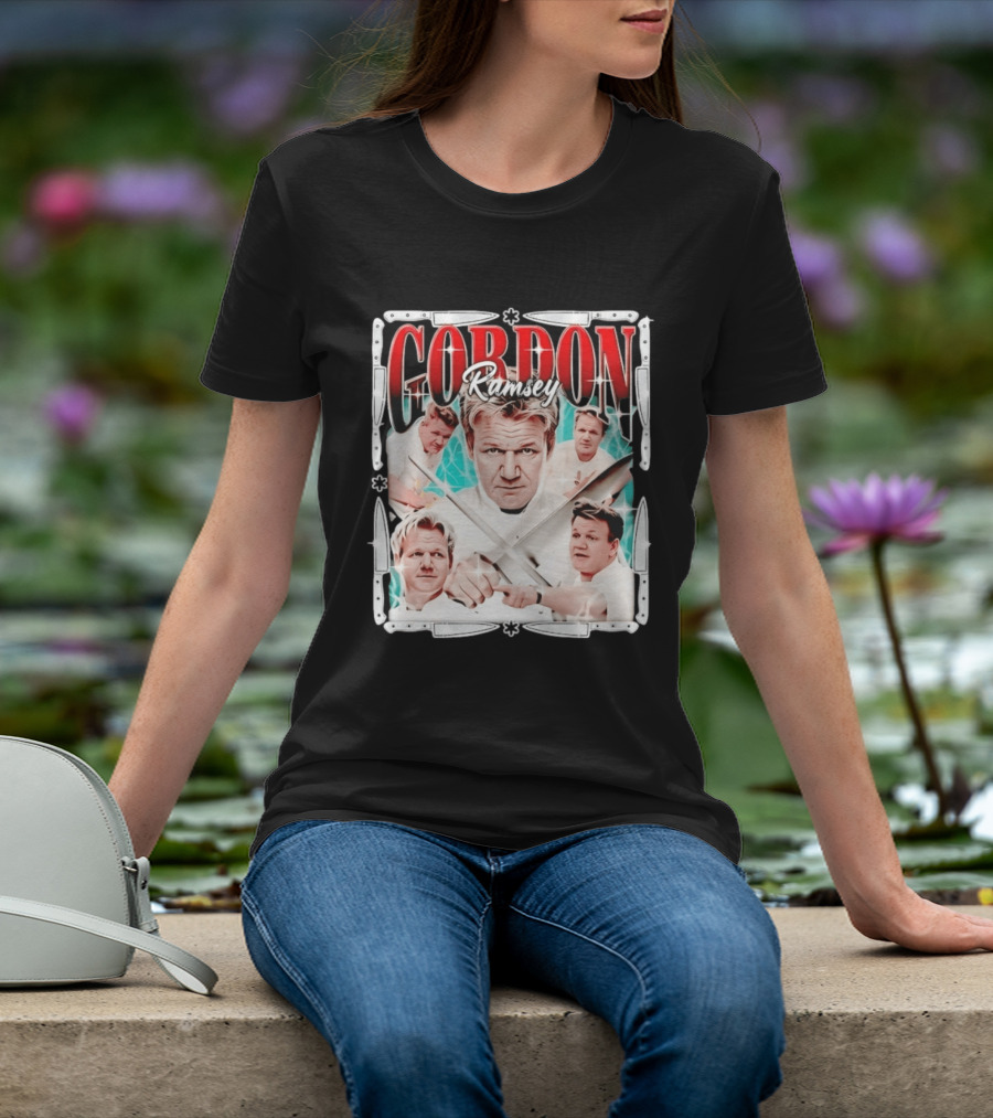 Gordon Ramsay Culinary Legend Chef Cooking Iconic Expressions T-Shirt