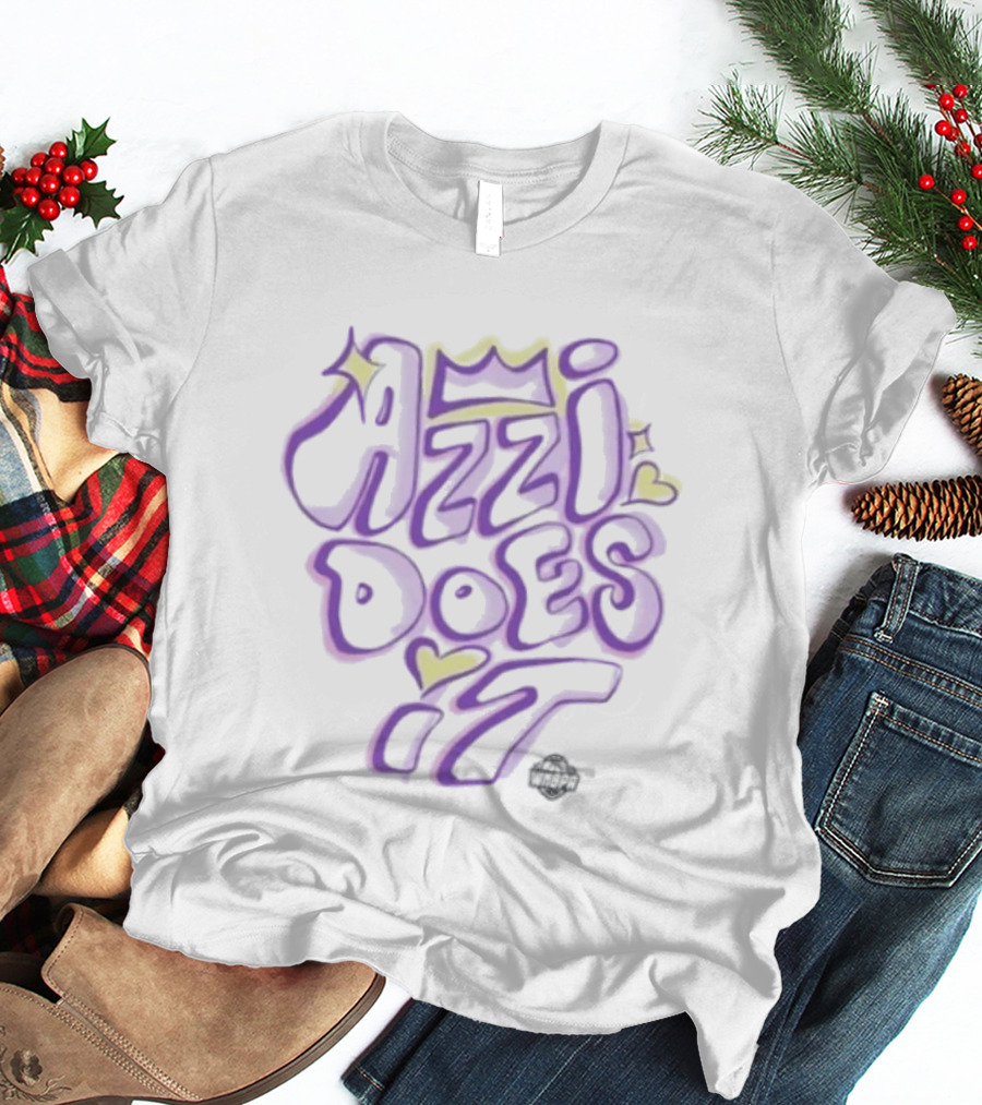 Azzi Does It WNBPA WNBA Basketball T-Shirt