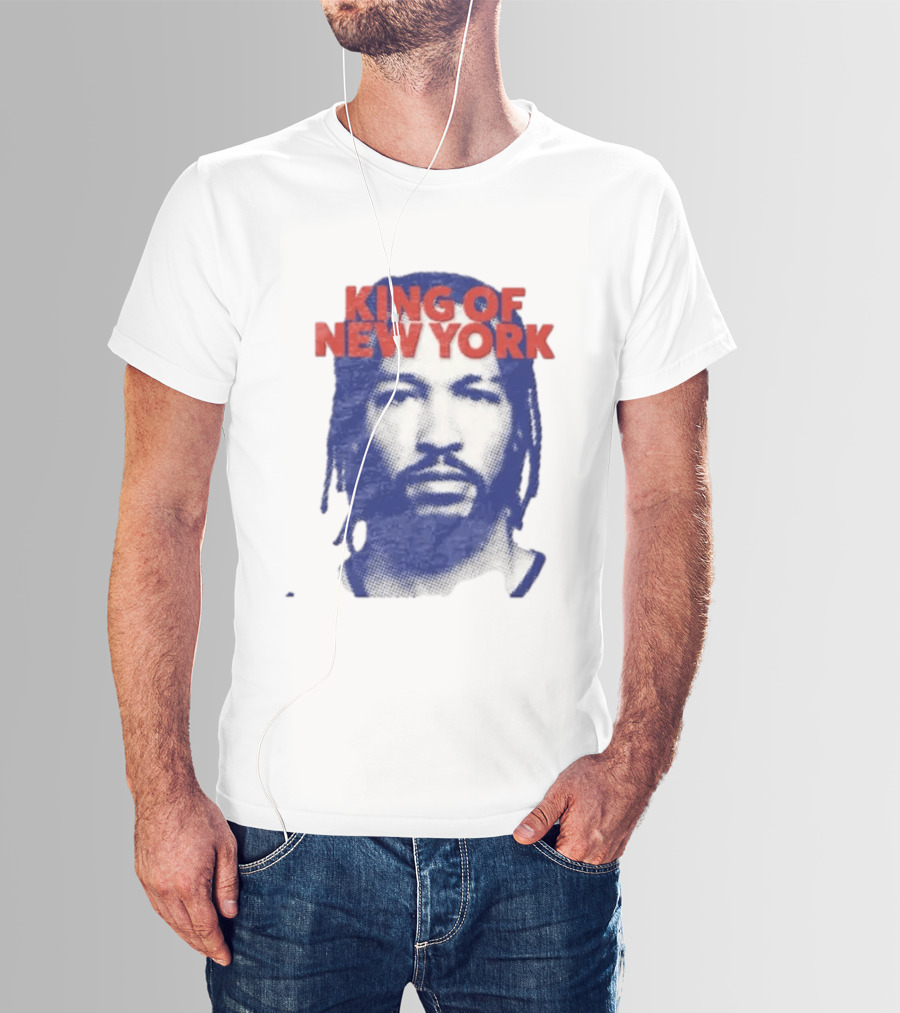 King Of New York Halftone Jalen Brunson T-Shirt