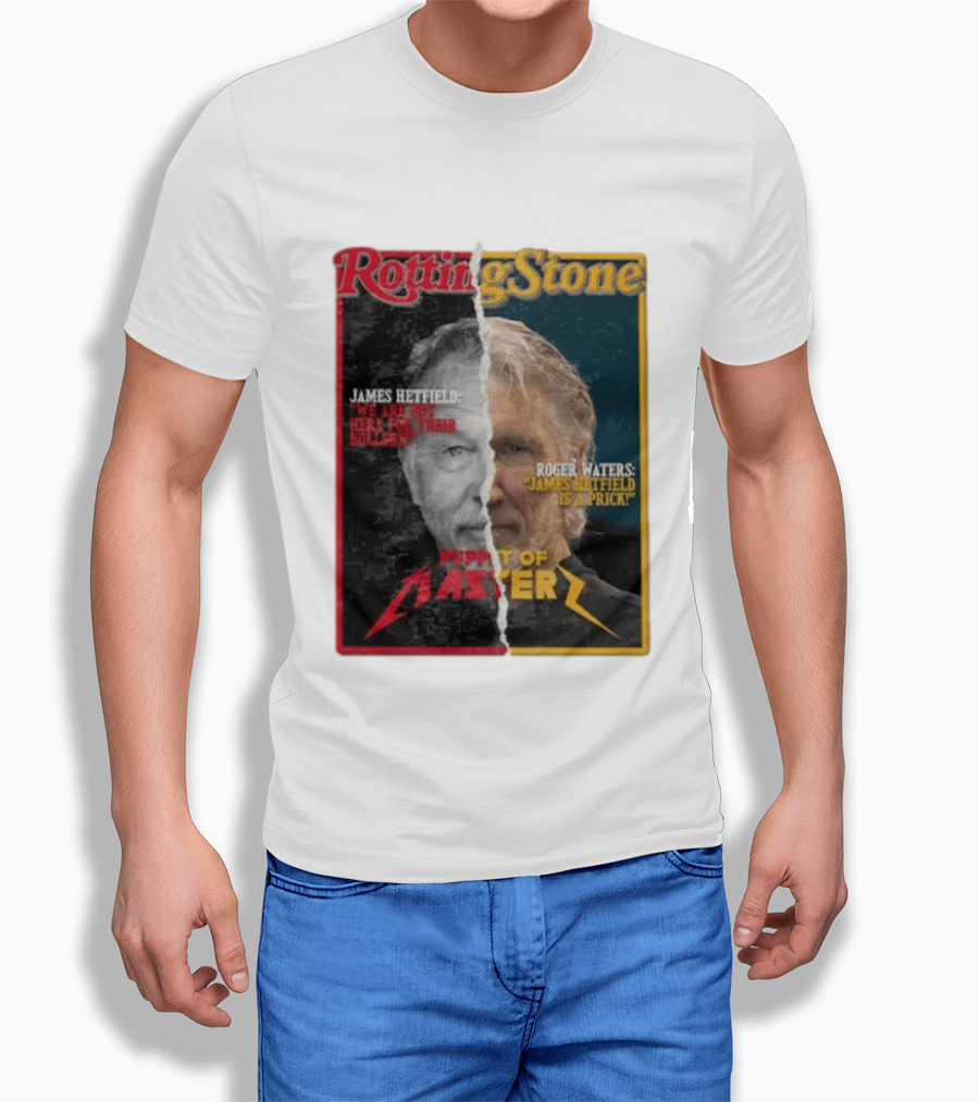 Rotting Stone James Hetfield Roger Waters Puppet Of Master T-Shirt