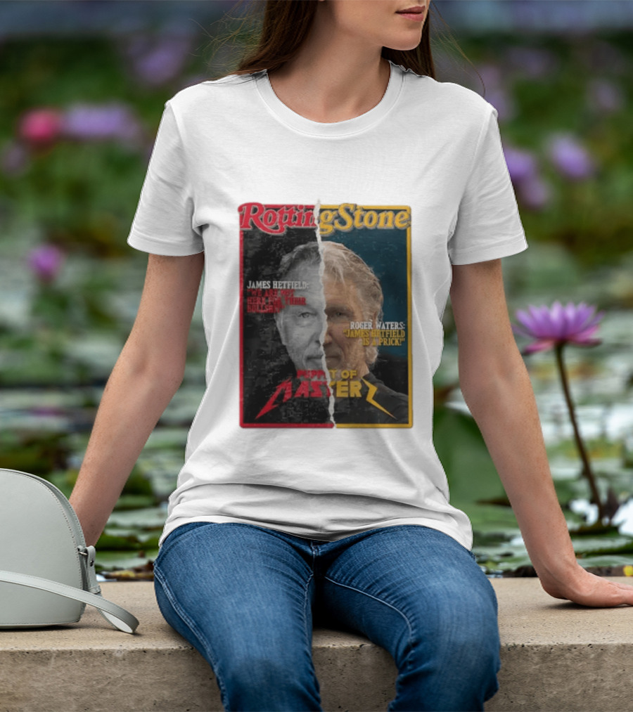 Rotting Stone James Hetfield Roger Waters Puppet Of Master T-Shirt