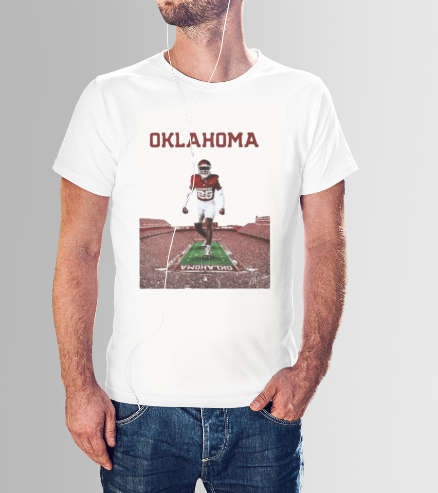 Oklahoma Sooners 2026 Football Media Guide No 26 Stadium Run T-Shirt
