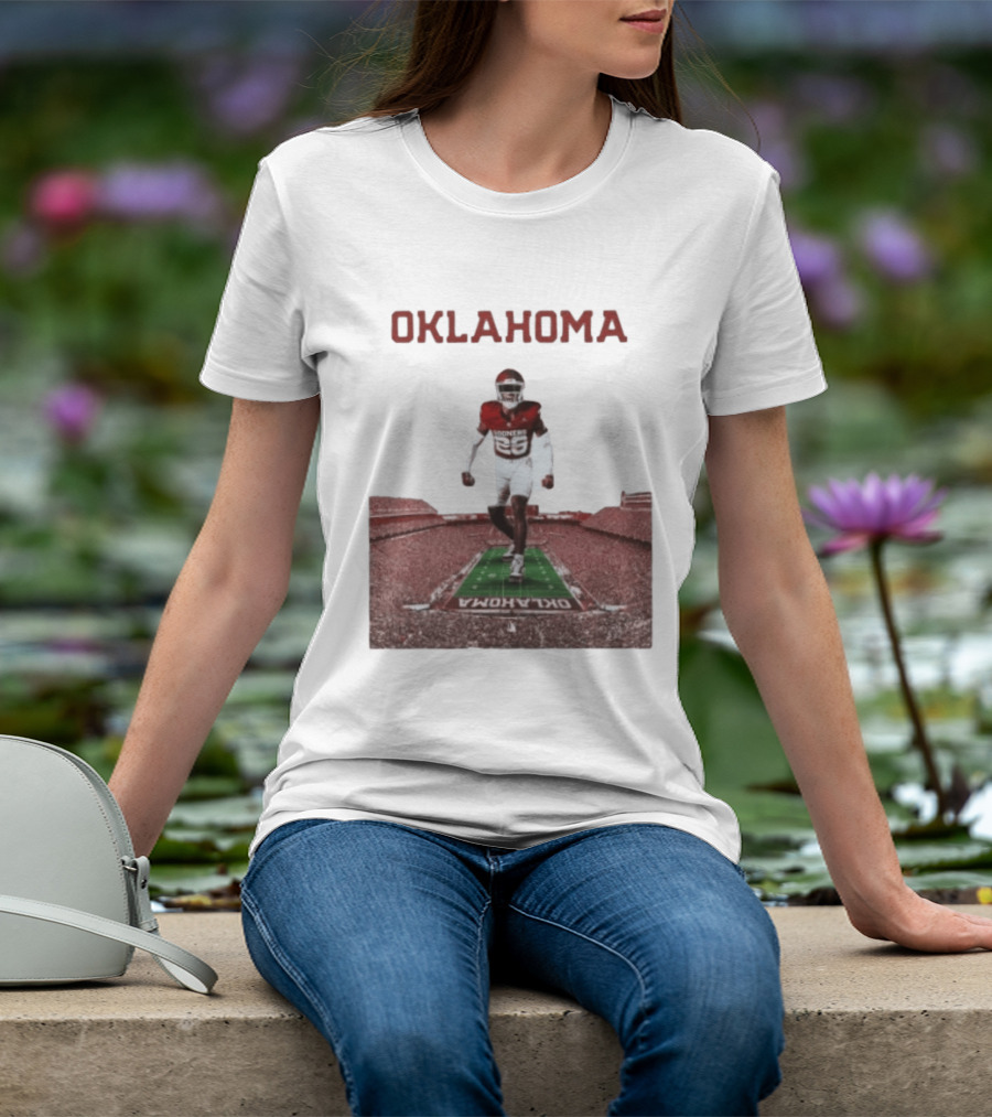 Oklahoma Sooners 2026 Football Media Guide No 26 Stadium Run T-Shirt