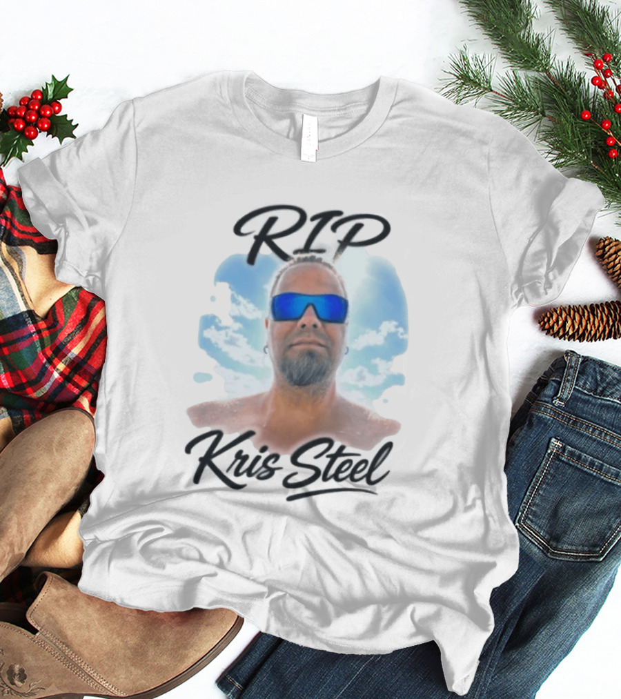 RIP Kris Steel Memorial With Sunglasses And Sky T-Shirt