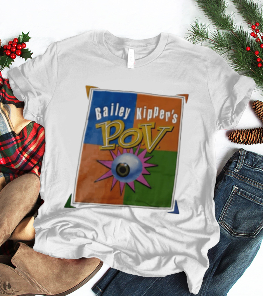 Bailey Kipper's POV Eyeball Pink Spikes Colorful T-Shirt