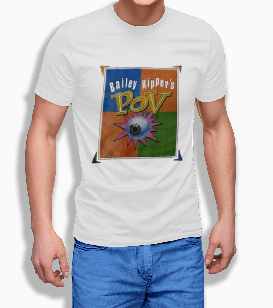 Bailey Kipper's POV Eyeball Pink Spikes Colorful T-Shirt