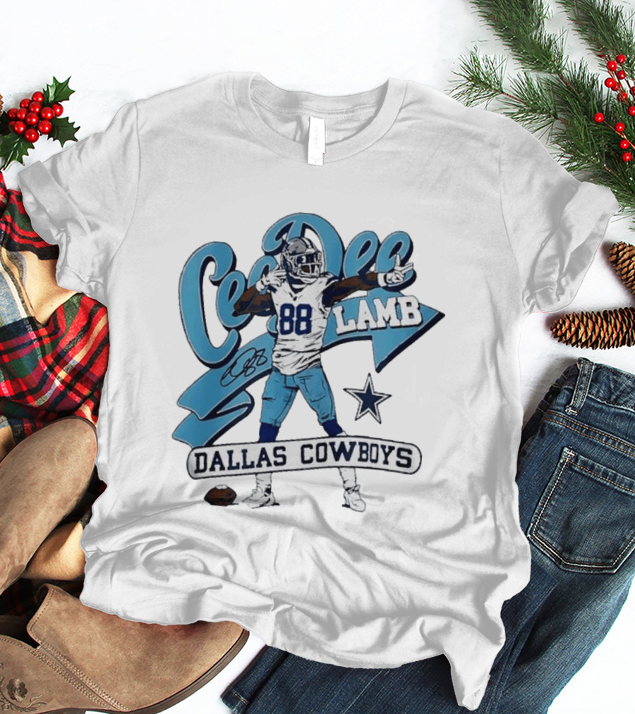 Ceedee Lamb Dallas Cowboys Player 88 NFL Football Star 2026 T-Shirt