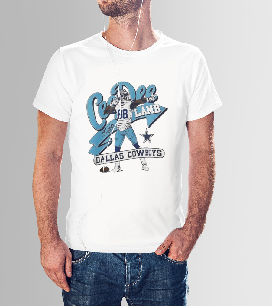 Ceedee Lamb Dallas Cowboys Player 88 NFL Football Star 2026 T-Shirt