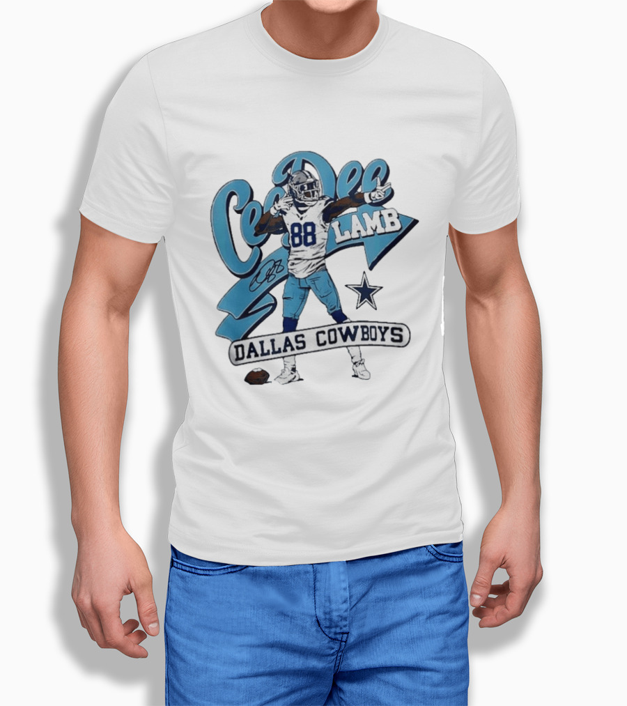 Ceedee Lamb Dallas Cowboys Player 88 NFL Football Star 2026 T-Shirt