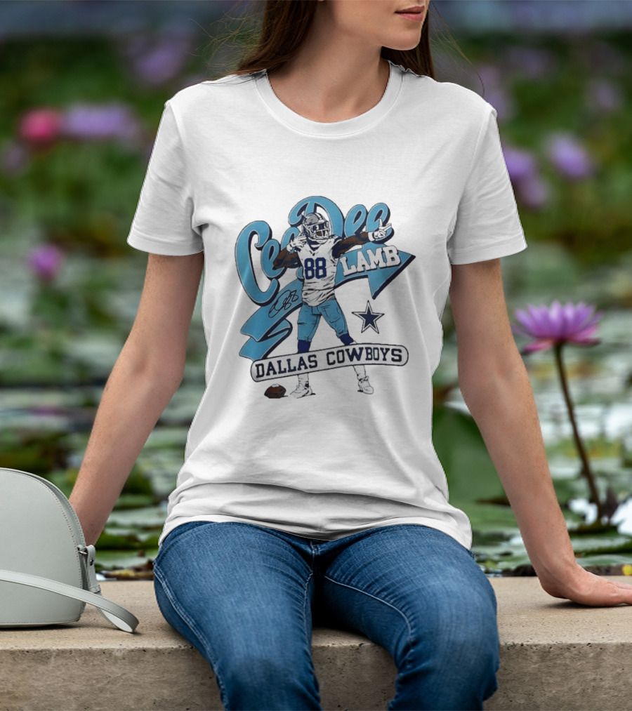 Ceedee Lamb Dallas Cowboys Player 88 NFL Football Star 2026 T-Shirt