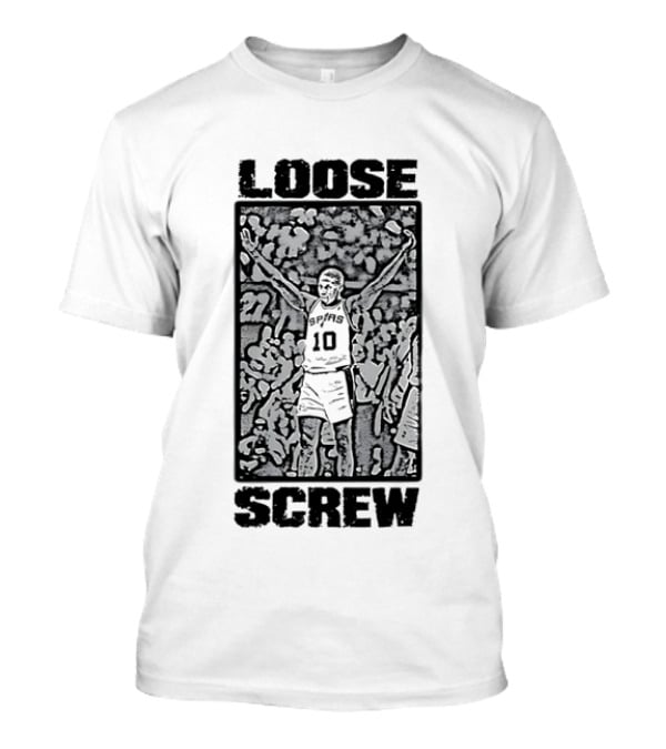 Dennis Rodman Loose Screw San Antonio Spurs 10 T-Shirt