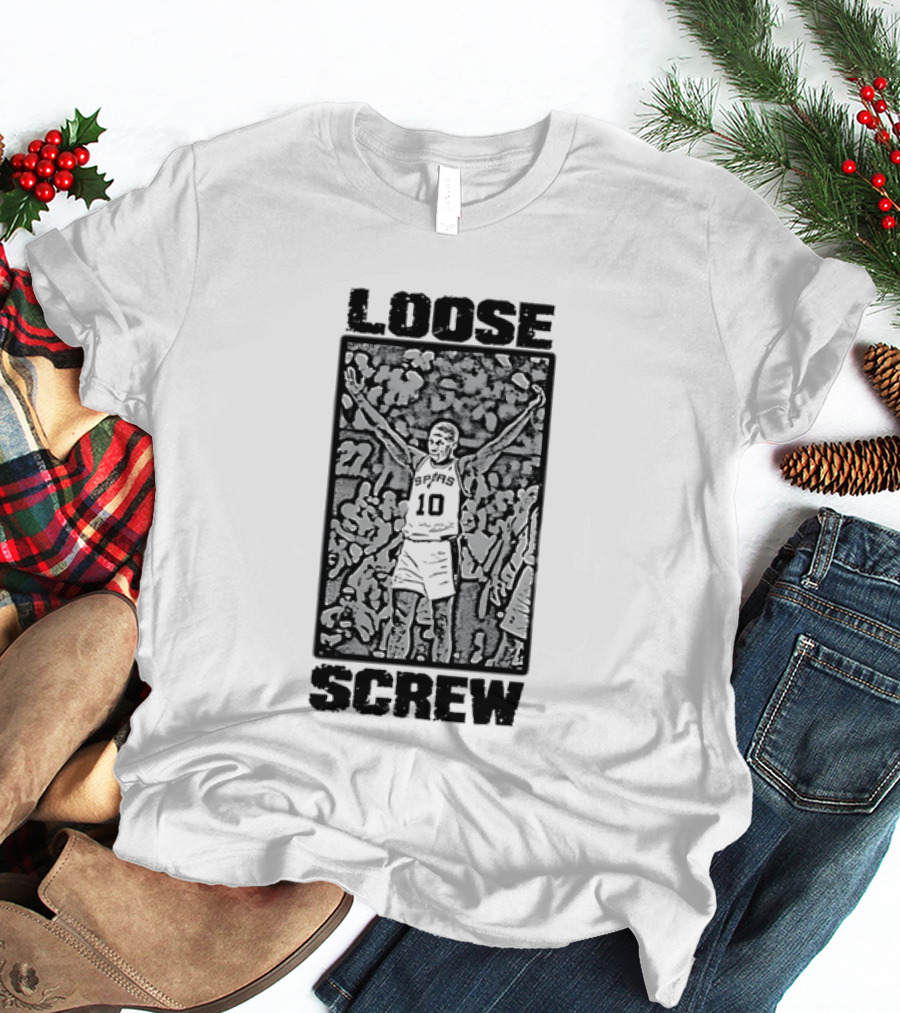 Dennis Rodman Loose Screw San Antonio Spurs 10 T-Shirt