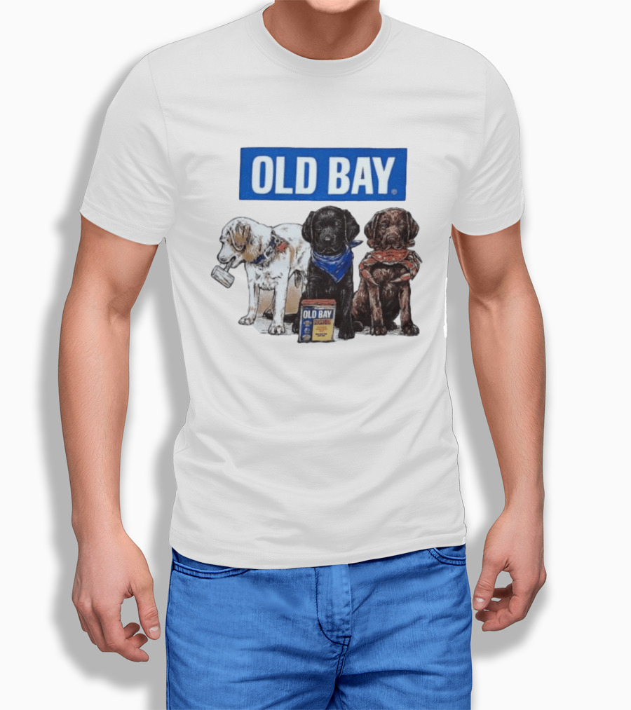 Old Bay Seasoning Labrador Puppies Trio T-Shirt