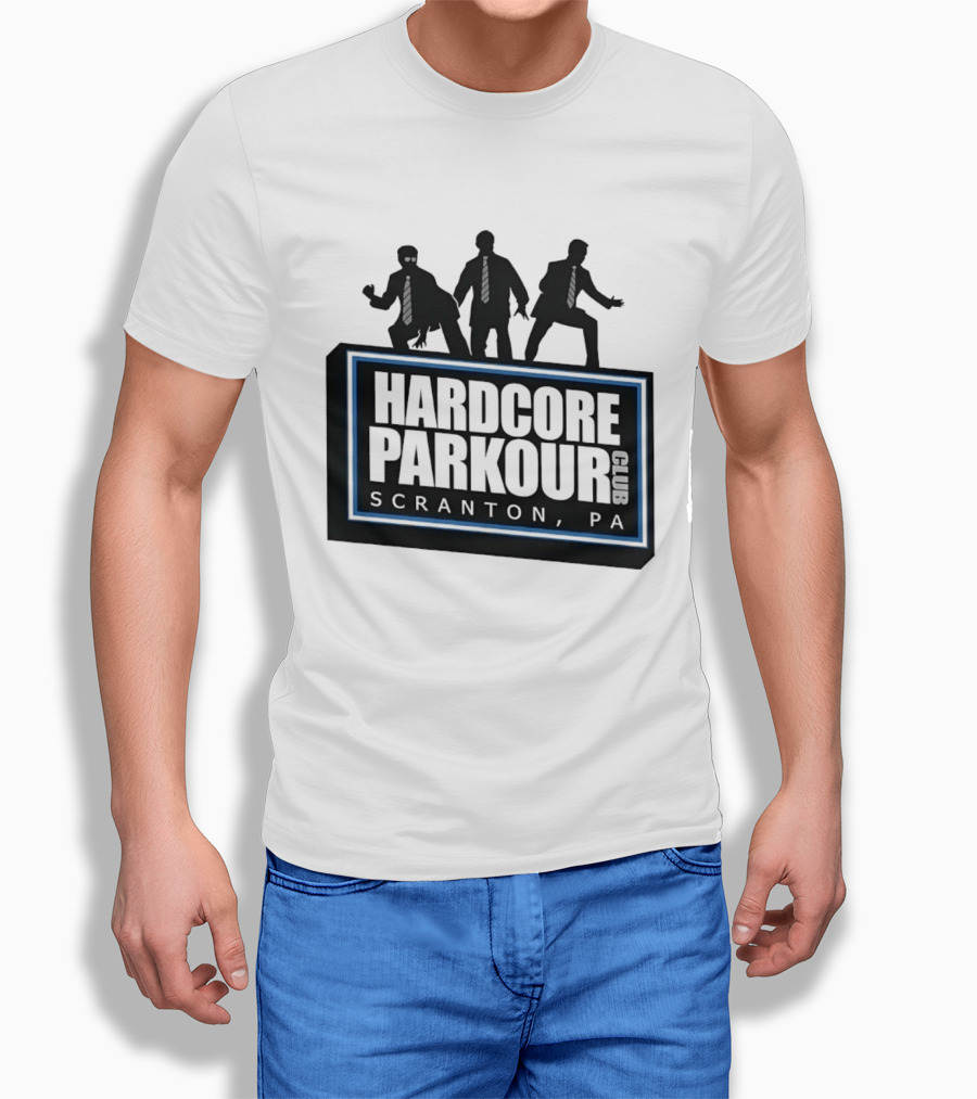 Hardcore Parkour Club Scranton PA The Office T-Shirt