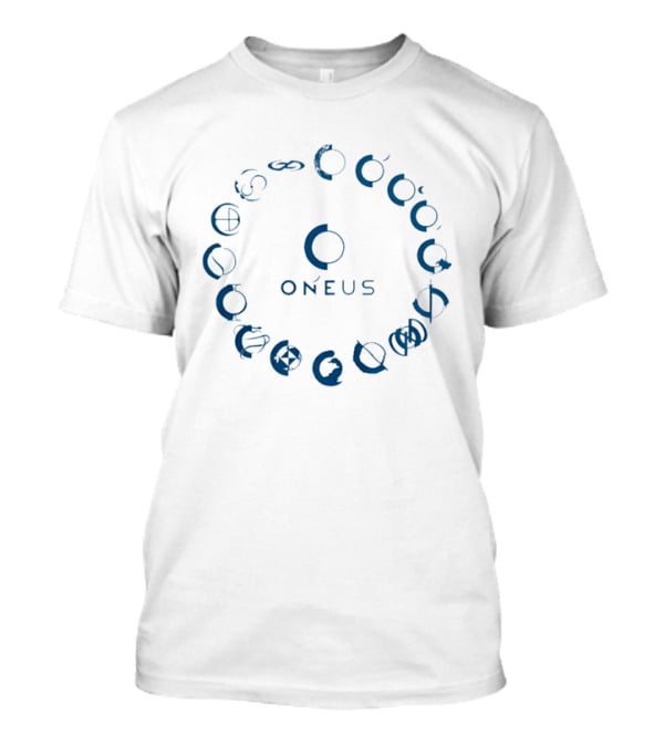 Oneus Full Moon World Tour 2026 Encircle Logos T-Shirt