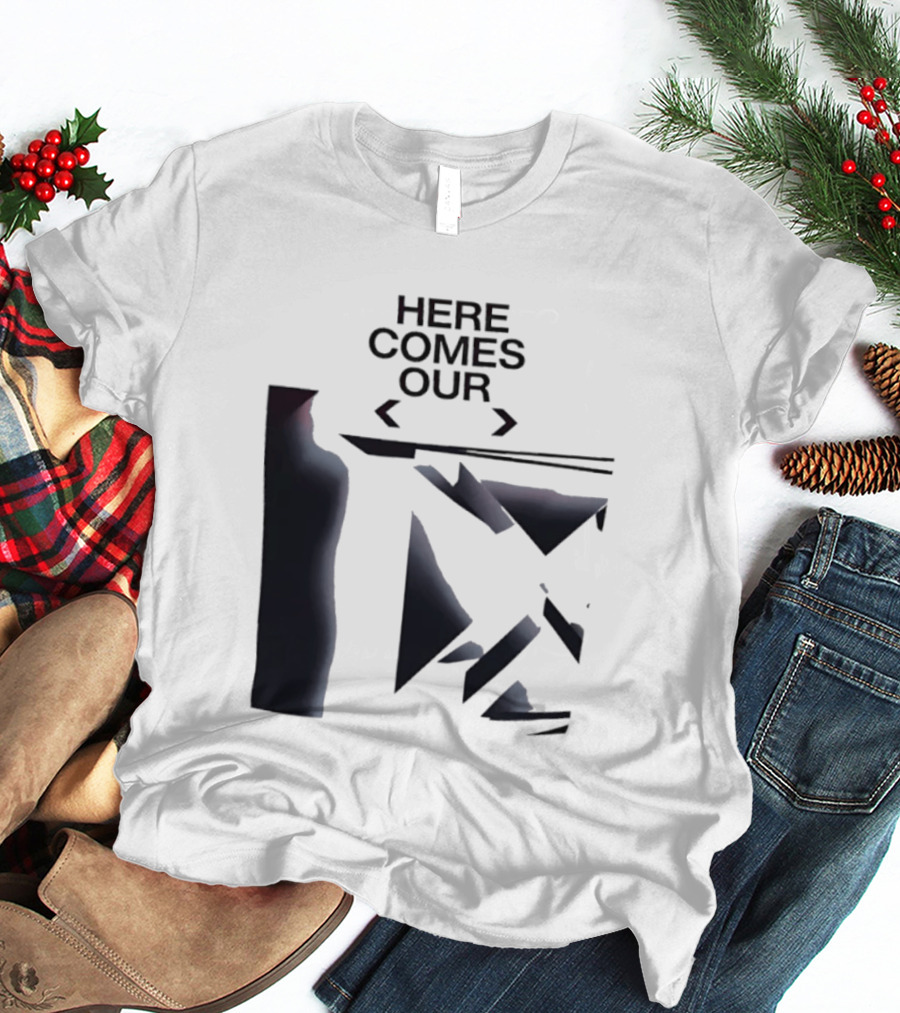 Here Comes Our Geometric Minimalist T-Shirt