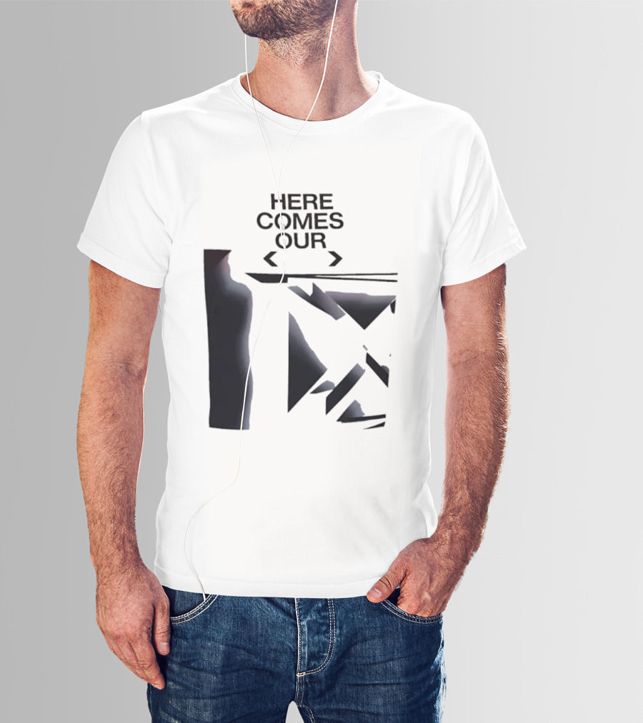 Here Comes Our Geometric Minimalist T-Shirt