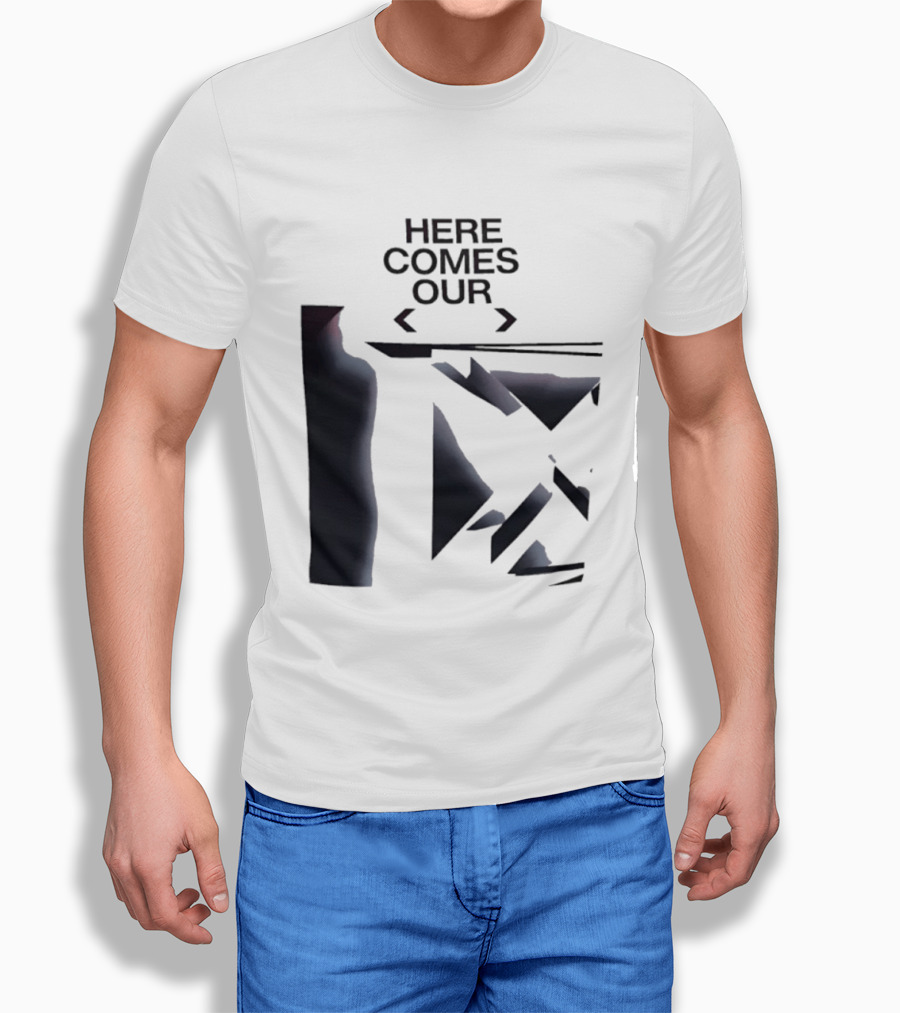 Here Comes Our Geometric Minimalist T-Shirt