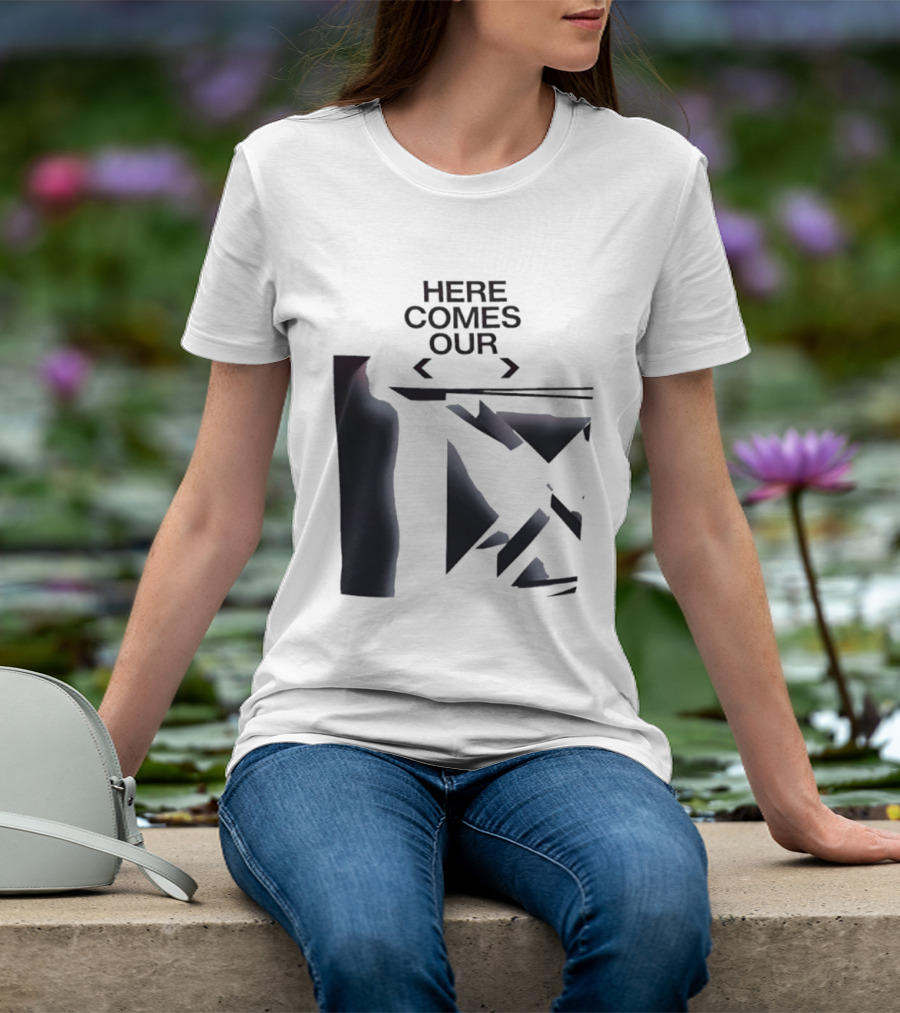 Here Comes Our Geometric Minimalist T-Shirt