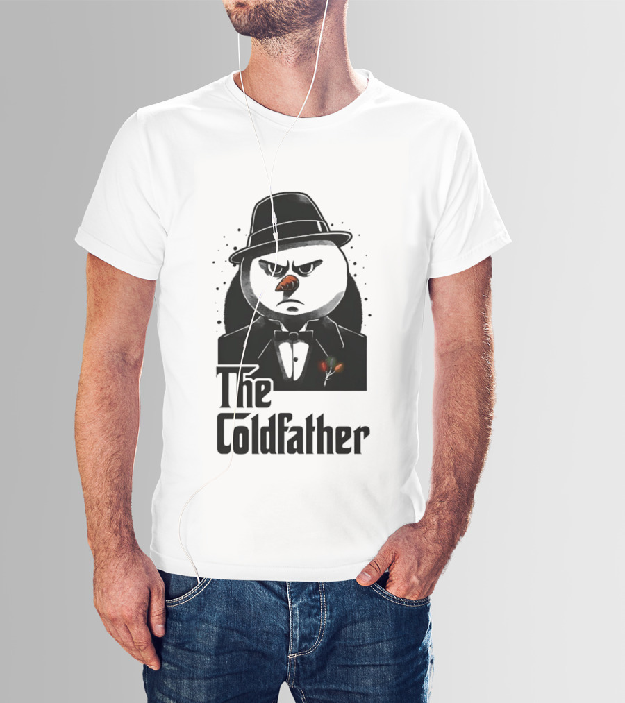 The Coldfather Snowman Christmas Holiday Mafia T-Shirt