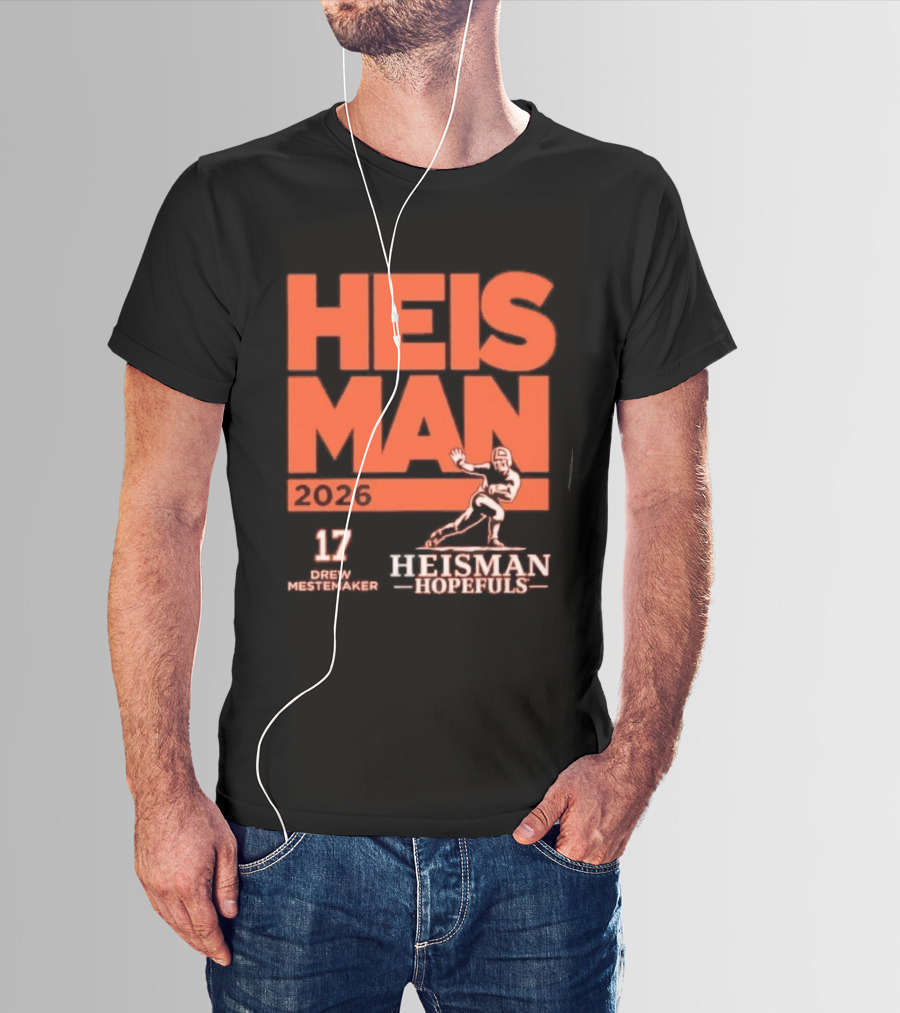 Drew Mestemaker 2026 Heisman Hopefuls Oregon State Beavers 17 T-Shirt