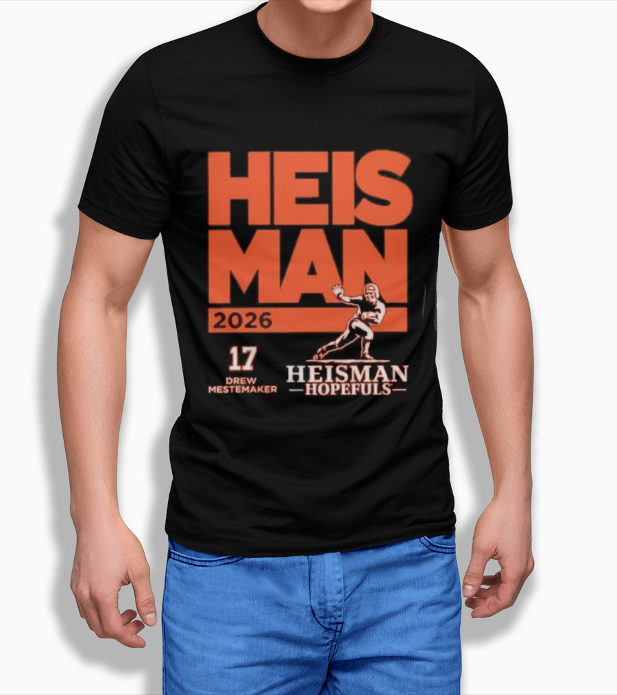 Drew Mestemaker 2026 Heisman Hopefuls Oregon State Beavers 17 T-Shirt