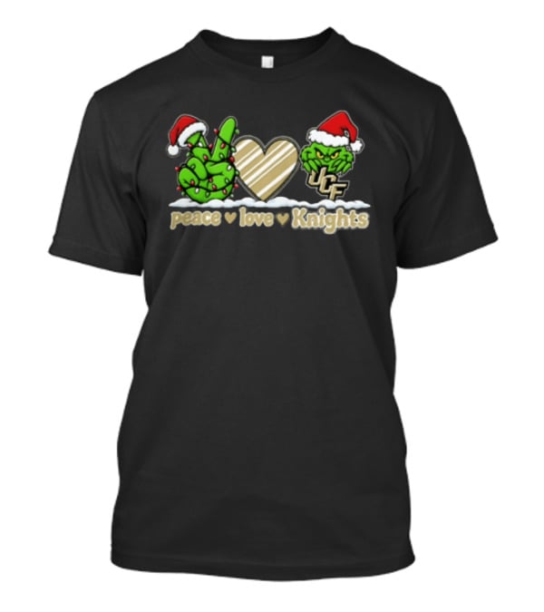 Peace Love UCF Knights Grinch Christmas 2026 T-Shirt