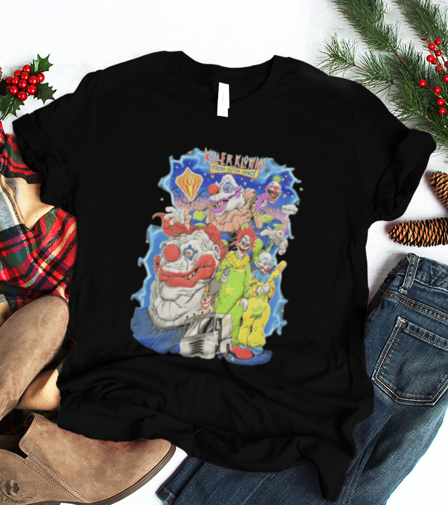 Killer Klowns From Outer Space Scary Clowns Ice Cream Truck T-Shirt