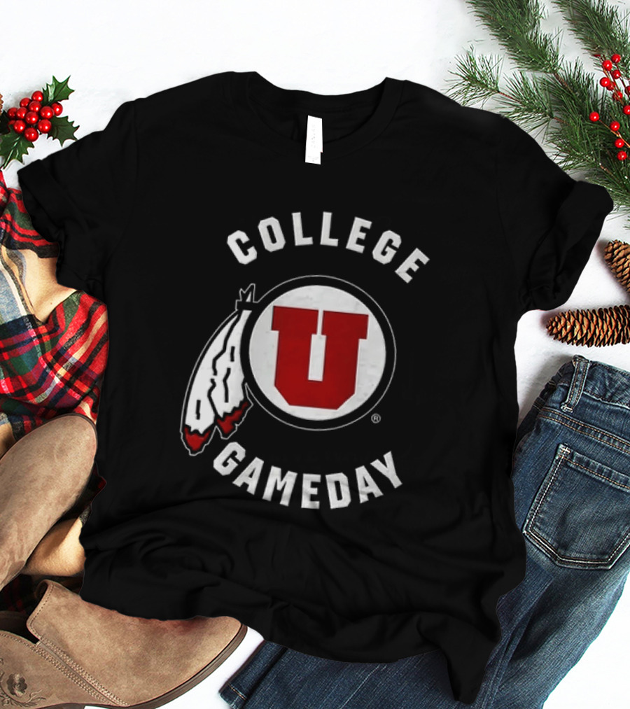 University Of Utah NCAA College Gameday U Red T-Shirt