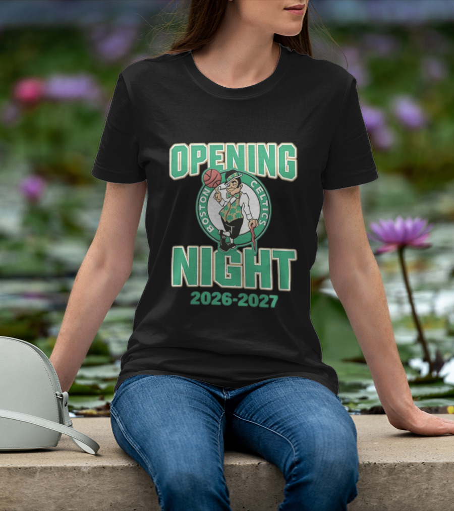 Boston Celtics Opening Night 2026 2027 T-Shirt