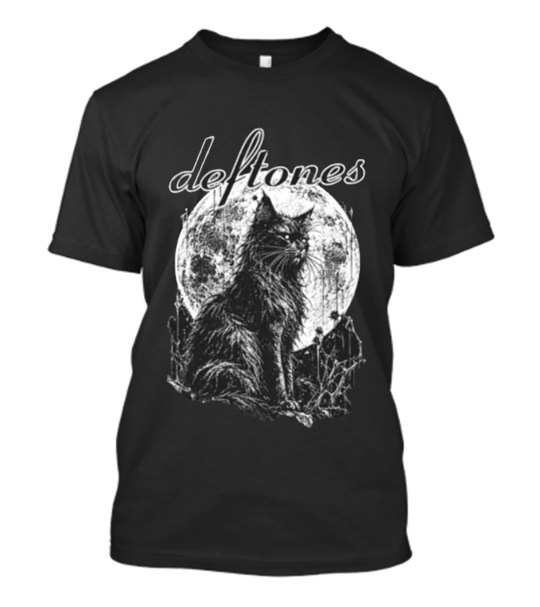Deftones Cat Moon Essential New T-Shirt